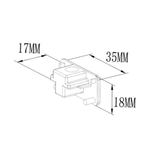 TRACK END CAP - view 2