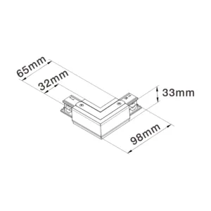 L SHAPE CONNECTOR - view 2
