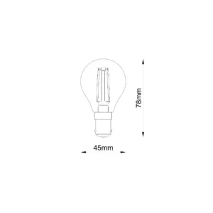 GLOBE CLEAR B15 DIMMABLE - view 2