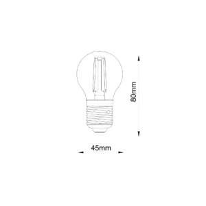 Untitled Project-12 GLOBE CLEAR E27 DIMMABLE - view 2